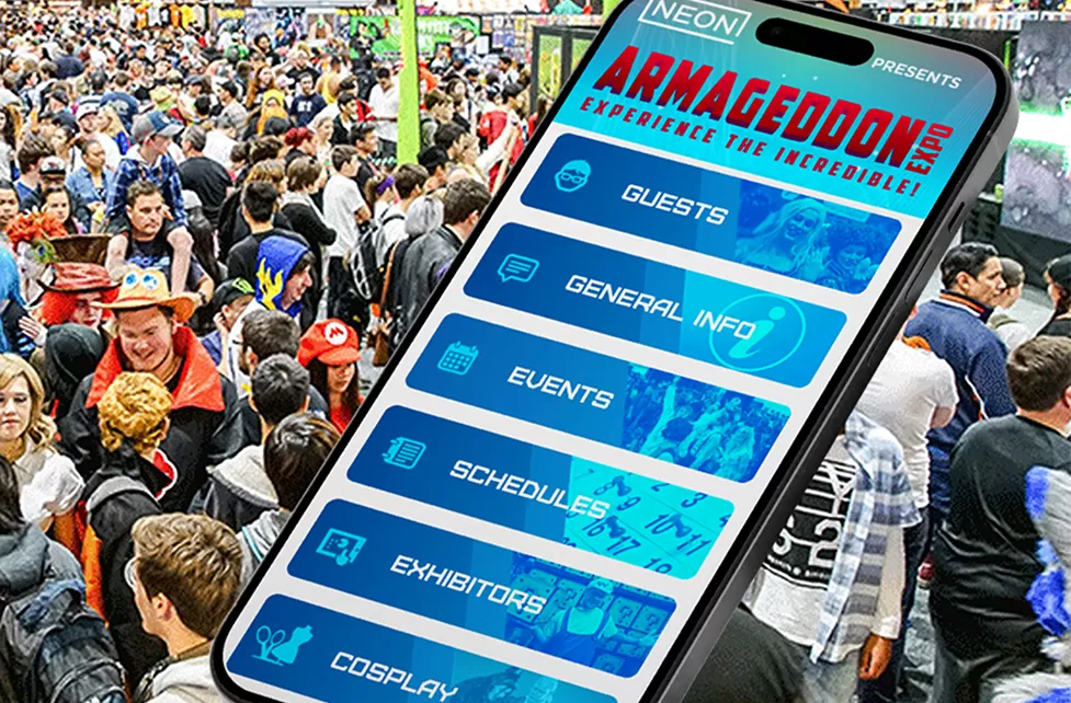 website design for Armageddon Expo New Zealand