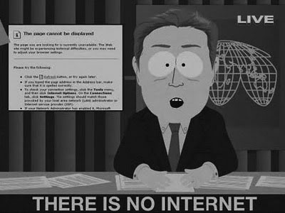 there is no internet south park graphic