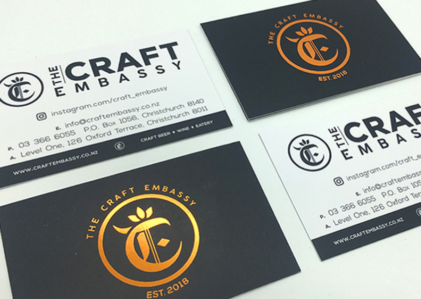 craft embassy business card designs