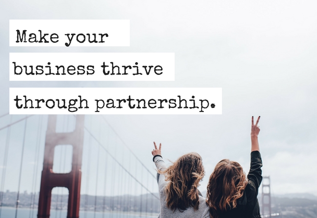 business thrive partnership graphic