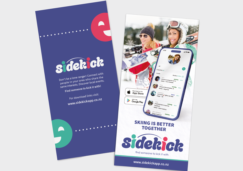 sidekick app marketing design material