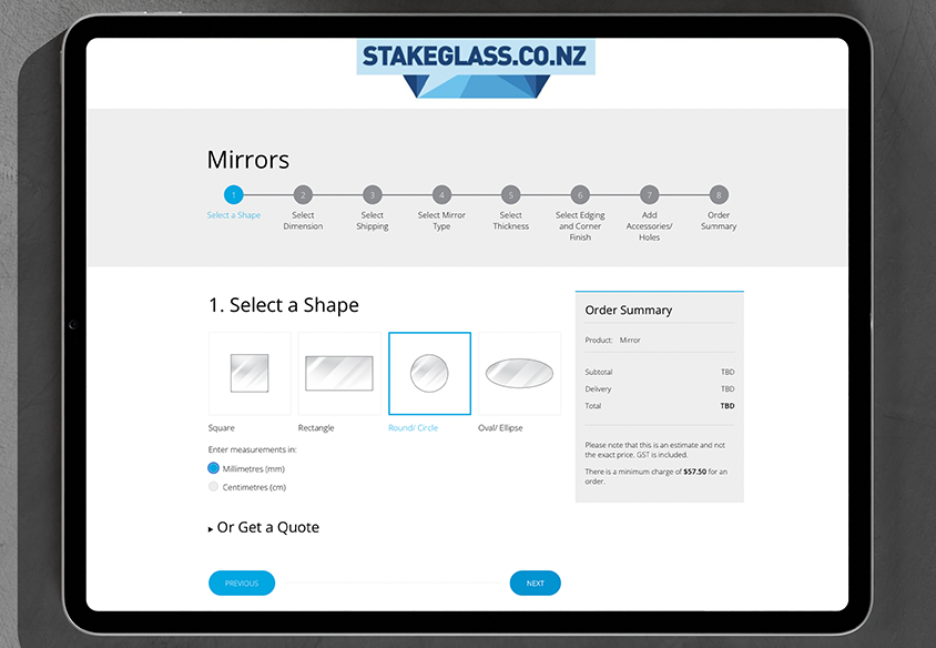 stake glass website design christchurch