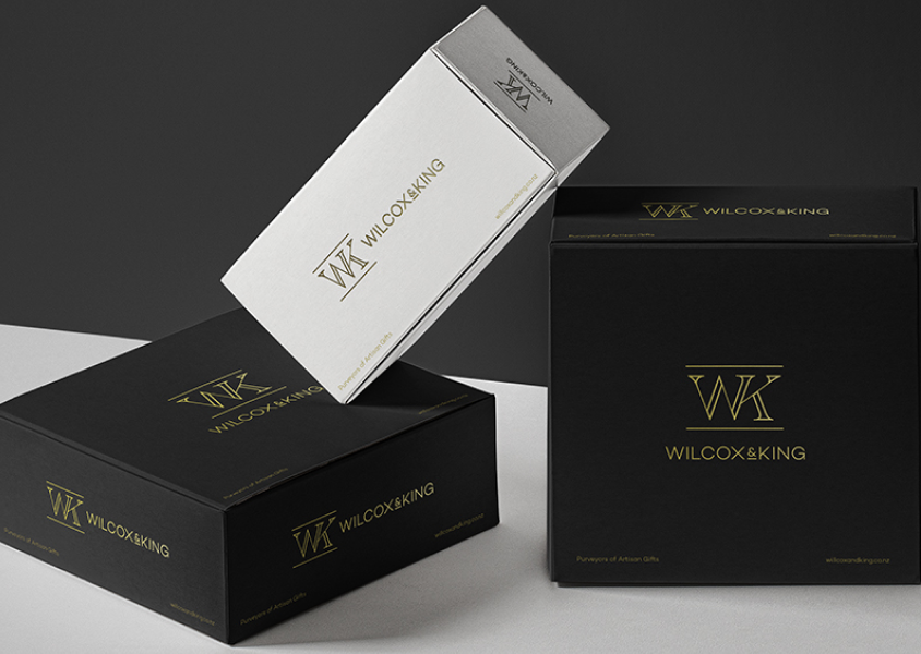 wilcox & king logo design presentation